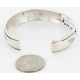 .925 Sterling Silver Handmade Certified Authentic Navajo Native American Bracelet 12536
