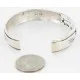 .925 Sterling Silver Handmade Certified Authentic Navajo Native American Bracelet 12536