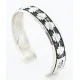 .925 Sterling Silver Handmade Certified Authentic Navajo Native American Bracelet 12536