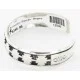 .925 Sterling Silver Handmade Certified Authentic Navajo Native American Bracelet 12536