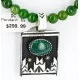 12kt Gold Filled .925 Sterling Silver Handmade Certified Authentic Navajo Arrow Malachite Pendant Native American Necklace 24129 12kt Gold Filled .925 Sterling Silver Handmade Certified Authentic Navajo Arrow Malachite Pendant Native American Necklace 24129