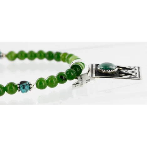 12kt Gold Filled .925 Sterling Silver Handmade Certified Authentic Navajo Arrow Malachite Pendant Native American Necklace 24129 12kt Gold Filled .925 Sterling Silver Handmade Certified Authentic Navajo Arrow Malachite Pendant Native American Necklace 24129