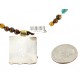 12kt Gold Filled .925 Sterling Silver Handmade Certified Authentic Navajo Turquoise Coral Native American Necklace 24343-3