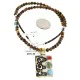 12kt Gold Filled .925 Sterling Silver Handmade Certified Authentic Navajo Turquoise Coral Native American Necklace 24343-3 12kt Gold Filled .925 Sterling Silver Handmade Certified Authentic Navajo Turquoise Coral Native American Necklace 24343-3