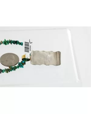 .925 Sterling Silver And 12kt Gold Filled Handmade Butterfly Certified Authentic Navajo Turquoise Native American Necklace 24346-5 .925 Sterling Silver And 12kt Gold Filled Handmade Butterfly Certified Authentic Navajo Turquoise Native American Necklace 24346-5