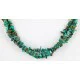 Certified Authentic 3 Strand Navajo .925 Sterling Silver 12kt Gold Filled Twisted Turquoise Native American Necklace 750134