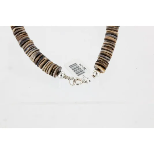Certified Authentic 3 Strand Navajo .925 Sterling Silver 12kt Gold Filled Twisted Turquoise Native American Necklace 750134