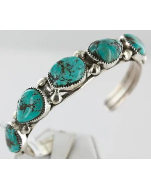 Certified Authentic Navajo .925 Sterling Silver Turquoise 12714 Certified Authentic Navajo .925 Sterling Silver Turquoise 12714