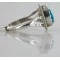 Handmade Navajo .925 Sterling Silver Natural Turquoise Ring 16843 Handmade Navajo .925 Sterling Silver Natural Turquoise Ring 16843