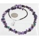 Certified Authentic Navajo .925 Sterling Silver Turquoise & Amethyst Chain Native American Necklace 16014