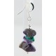 Certified Authentic Navajo .925 Sterling Silver Hooks Natural Turquoise Amethyst Native American Earrings 18068 Certified Authentic Navajo .925 Sterling Silver Hooks Natural Turquoise Amethyst Native American Earrings 18068