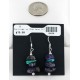 Certified Authentic Navajo .925 Sterling Silver Hooks Natural Turquoise Amethyst Native American Earrings 18068 Certified Authentic Navajo .925 Sterling Silver Hooks Natural Turquoise Amethyst Native American Earrings 18068