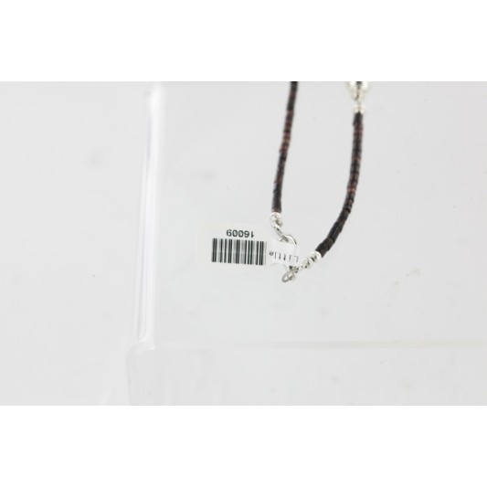 Certified Authentic 2 Strand Navajo .925 Sterling Silver AMETHYST Native American Necklace 16009 Certified Authentic 2 Strand Navajo .925 Sterling Silver AMETHYST Native American Necklace 16009