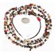 Large Certified Authentic 3 Strand Navajo .925 Sterling Silver Multicolor Stones Native American Necklace 750144-5
