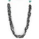 Certified Authentic 2 Strand Navajo .925 Sterling Silver Turquoise and Hematite Native American Necklace 16008 Certified Authentic 2 Strand Navajo .925 Sterling Silver Turquoise and Hematite Native American Necklace 16008