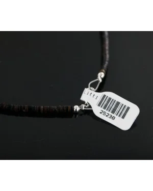 $280 Certified Authentic Navajo .925 Sterling Silver Graduated Heishi Turquoise and Amethyst Native American Necklace 25238 $280 Certified Authentic Navajo .925 Sterling Silver Graduated Heishi Turquoise and Amethyst Native American Necklace 25238