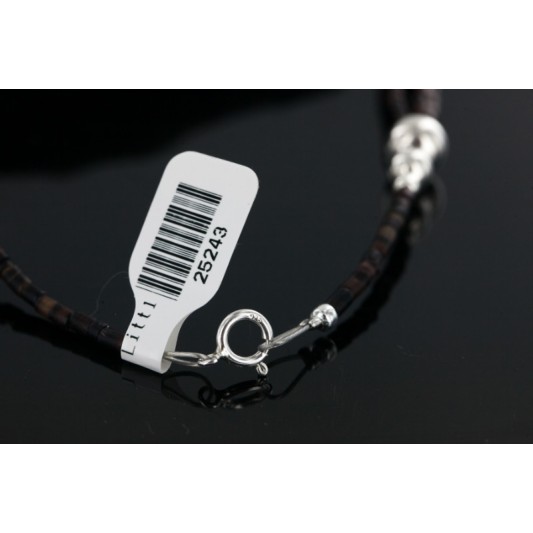 Certified Authentic 3 Strand Navajo .925 Sterling Silver Turquoise Quartz and Onyx Native American Necklace 25243 Certified Authentic 3 Strand Navajo .925 Sterling Silver Turquoise Quartz and Onyx Native American Necklace 25243