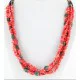 Certified Authentic 5 Strand Twisted Navajo .925 Sterling Silver Turquoise and Coral Native American Necklace 1594055 Certified Authentic 5 Strand Twisted Navajo .925 Sterling Silver Turquoise and Coral Native American Necklace 1594055