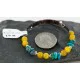 Certified Authentic Navajo Turquoise and Yellow Quartz Native American WRAP Bracelet 12725 Certified Authentic Navajo Turquoise and Yellow Quartz Native American WRAP Bracelet 12725