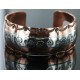 HANDMADE Certified Authentic Navajo Pure .925 Sterling Silver and Copper Native American Bracelet 12729