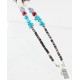 Certified Authentic 8 Strand Bead Navajo .925 Sterling Silver Turquoise and Coral and Blue Agate Native American Necklace 15991