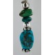 Navajo .925 Hook Turquoise Native American Earrings 18056