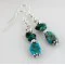 Certified Authentic Navajo .925 Hook Turquoise Native American Earrings 18056