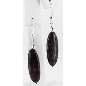 Certified Authentic Navajo .925 Sterling Silver Hooks Natural JASPER Native American Earrings 18054 Certified Authentic Navajo .925 Sterling Silver Hooks Natural JASPER Native American Earrings 18054
