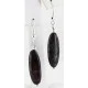 Certified Authentic Navajo .925 Sterling Silver Hooks Natural JASPER Native American Earrings 18054