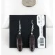 Certified Authentic Navajo .925 Sterling Silver Hooks Natural JASPER Native American Earrings 18054