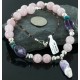 Certified Authentic Navajo .925 Sterling Silver Turquoise Amythyst Pink Agate Native American Necklace 16000 Certified Authentic Navajo .925 Sterling Silver Turquoise Amythyst Pink Agate Native American Necklace 16000