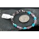Certified Authentic Navajo Turquoise and QUARTZ Native American WRAP Bracelet 12720
