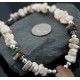 Arrowhead Certified Authentic Navajo .925 Sterling Silver White Howlite Native American Necklace 15341-17