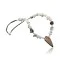 Arrowhead Certified Authentic Navajo .925 Sterling Silver White Howlite Native American Necklace 15341-17