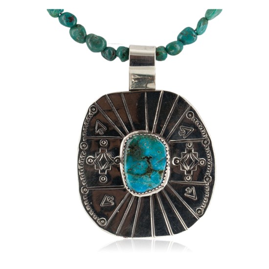 Arrows Certified Authentic Nickel .925 Sterling Silver Handmade Navajo Coral Natural Turquoise Native American Necklace 12812-2-750118-17 Arrows Certified Authentic Nickel .925 Sterling Silver Handmade Navajo Coral Natural Turquoise Native American Necklace 12812-2-750118-17