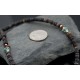 Certified Authentic Navajo .925 Sterling Silver Natural Turquoise and Graduated Heishi Native American Necklace 390594947358