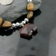 Certified Authentic Navajo .925 Sterling Silver Natural Turquoise and Tigers Eye Native American Necklace 390731818583