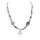 Bear Certified Authentic Navajo .925 Sterling Silver Natural Agate Native American Necklace 15155-6 Bear Certified Authentic Navajo .925 Sterling Silver Natural Agate Native American Necklace 15155-6