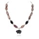 Bear Certified Authentic Navajo .925 Sterling Silver Natural Black Onyx Charoite and Snowflake Obsidian Native American Necklace 15632-41 Bear Certified Authentic Navajo .925 Sterling Silver Natural Black Onyx Charoite and Snowflake Obsidian Native American Necklace 15632-41