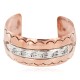 Bear Paw Navajo .925 Sterling Silver Certified Authentic Handmade Native American Pure Copper Bracelet 92006-4 Bear Paw Navajo .925 Sterling Silver Certified Authentic Handmade Native American Pure Copper Bracelet 92006-4