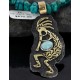 Big $670 12kt Gold Filled and .925 Sterling Silver Handmade KOKOPELI Certified Authentic Navajo Turquoise Native American Necklace 370976349312 Big $670 12kt Gold Filled and .925 Sterling Silver Handmade KOKOPELI Certified Authentic Navajo Turquoise Native American Necklace 370976349312