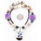 BirdCertified Authentic Navajo .925 Sterling Silver Agate and Turquoise Native American Necklace 390812948623