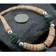 Carved BEAR Fetish Certified Authentic Navajo .925 Sterling Silver Graduated Melon Shell and Turquoise Native American Necklace 390618962024 Carved BEAR Fetish Certified Authentic Navajo .925 Sterling Silver Graduated Melon Shell and Turquoise Native American Necklace 390618962024