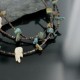 Carved Fetish $450 Certified Authentic 3 Strand Navajo .925 Sterling Silver Turquoise Native American Necklace 370955371172