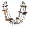 Carved Fetish $500 Large Certified Authentic 5 Strand Navajo .925 Sterling Silver Turquoise Multicolor Stones	 Native American Necklace 15992-3