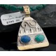 Certified Authentic 12kt Gold Filled and .925 Sterling Silver Handmade Mountain LAPIS and Turquoise Native American Necklace 370917552586