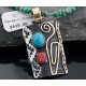 Certified Authentic 12kt Gold Filled and .925 Sterling Silver Handmade Mountain Turquoise Native American Necklace 370876453350 Certified Authentic 12kt Gold Filled and .925 Sterling Silver Handmade Mountain Turquoise Native American Necklace 370876453350
