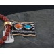 Certified Authentic 12kt Gold Filled and.925 Sterling Silver Handmade Mountain Turquoise Native American Necklace 370890591115 Certified Authentic 12kt Gold Filled and.925 Sterling Silver Handmade Mountain Turquoise Native American Necklace 370890591115