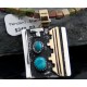 Certified Authentic 12kt Gold Filled and .925 Sterling Silver Handmade Mountain Turquoise Native American Necklace 390676001919 Certified Authentic 12kt Gold Filled and .925 Sterling Silver Handmade Mountain Turquoise Native American Necklace 390676001919