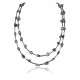 Certified Authentic 2 Strand Navajo .925 Sterling Silver and Turquoise Native American Necklace 15838-1 Certified Authentic 2 Strand Navajo .925 Sterling Silver and Turquoise Native American Necklace 15838-1